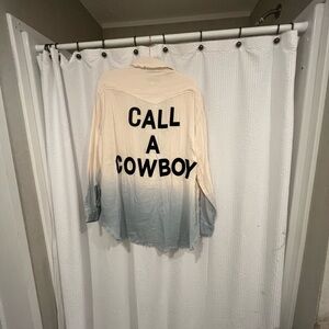 Wrangler Call A Cowboy Ombre Laniey Wilson Shirt
